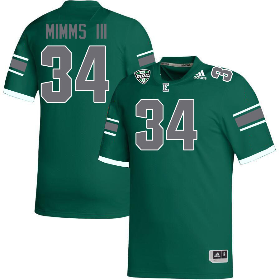 Delbert Mimms III Eastern Michigan Jersey,Eastern Michigan University Eagles Football Jersey-Green